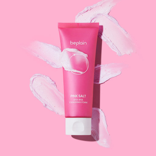 beplain Pink Salt AHA BHA Cleansing Foam 120ml